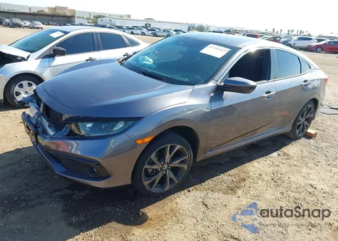 2021 Honda Civic Sport z USA, uszkodzony, nr VIN 2HGFC2F81MH535836